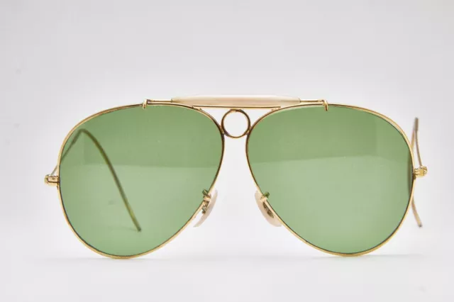 RAY BAN SHOOTER 1/30 10K GO B&L occhiali da sole vintage sunglasses 1990s👓