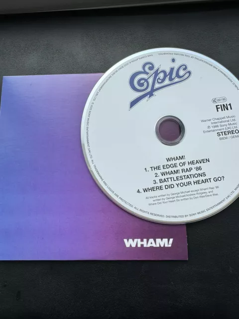 WHAM / GEORGE MICHAEL CD The Edge Of Heaven Rare No 1 Cd