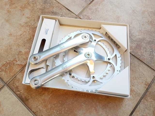 PÉDALIER CAMPAGNOLO &RECORD& ( RARE de cycle CNC) L:175 mm et 42./ 53