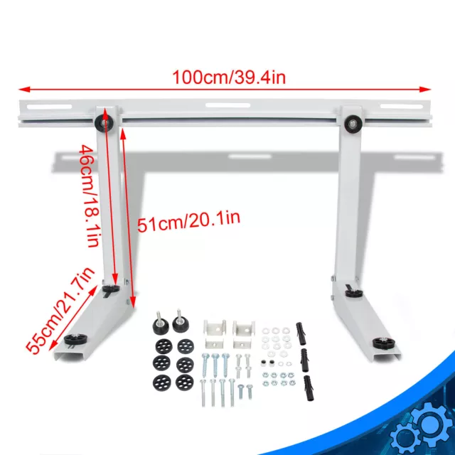 39.4" Extension Wall Mounting Bracket for Mini Split Air Conditioner Ductless AC