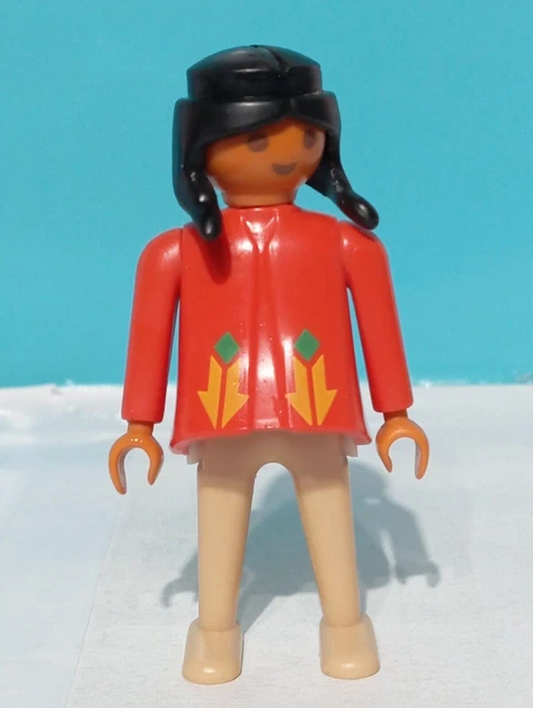 Playmobil 3621 - Ancienne Femme Indienne Série Couleur - Fabrication Allemagne