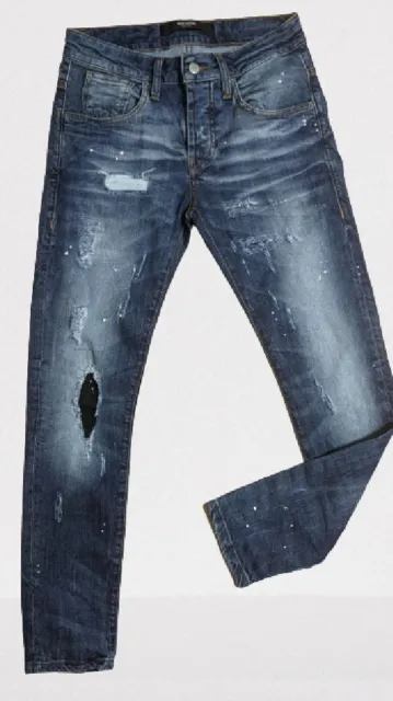 💕 Takeshy Kurosawa Taille 40 💕 pantalon jeans jean denim bleu homme
