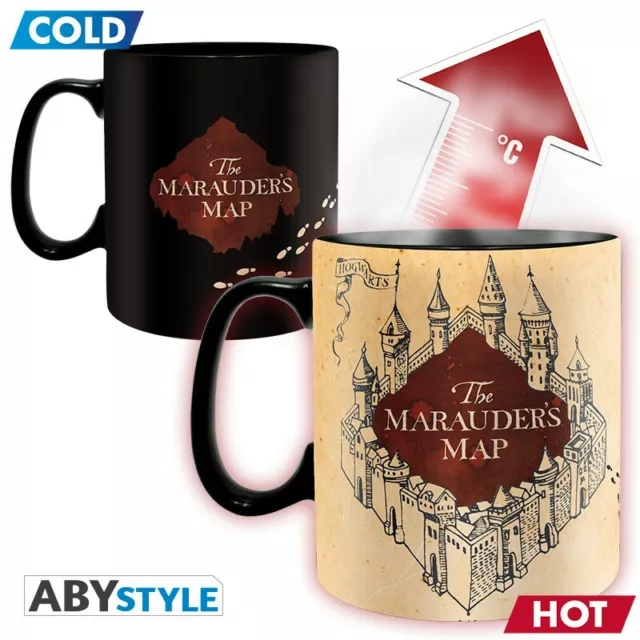 Mug Morphing magique sous licence Harry Potter Mauraders Map