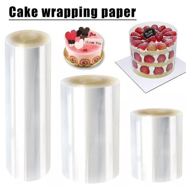 Transparent Cake Collar Acetate Roll Cake Sheets for Mousse Baking Cake Decor UK