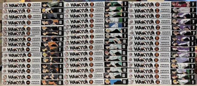 Haikyu!!  1-45 Manga 🏐 Volleyball Sports COMPLETE Shonen Jump English Haikyuu
