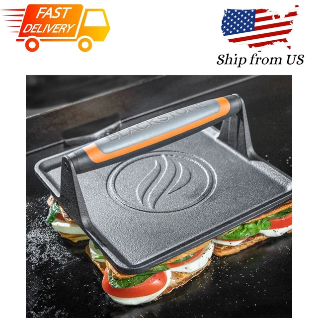 CAST IRON GRIDDLE Press with Signature Handle, XL Griddle Press, NEW