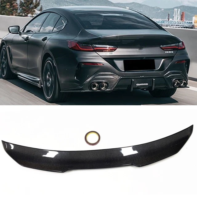 REAR TRUNK SPOILER Lip Wing Carbon Fiber For BMW 8 Series G16 F93 M8 ...