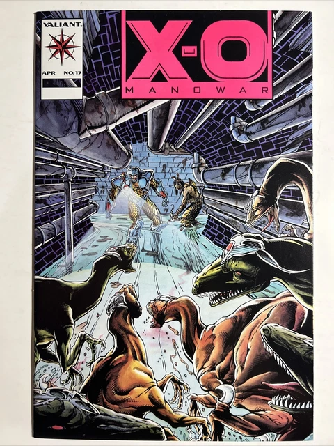 X-O MANOWAR #15 PINK VARIANT 1993 VALIANT COMICS Solar Magnus Rai Harbinger VH1