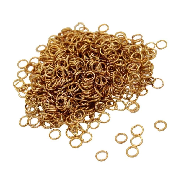 500pcs Anelli di salto Connettori aperti Creazione di gioielli fai-da-te 5mm