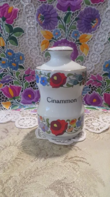 Beautiful Kalocsa Porcelain CINAMMON HOLDER