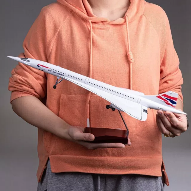 CONCORDE SUPERSONIC BRITISH Airways Airlines BA Metal Aircraft Plane ...