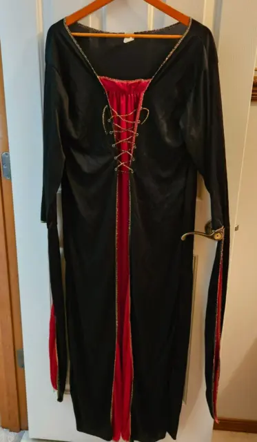 Adult Halloween Costume Witch Dress One Size Fits Most With Hat