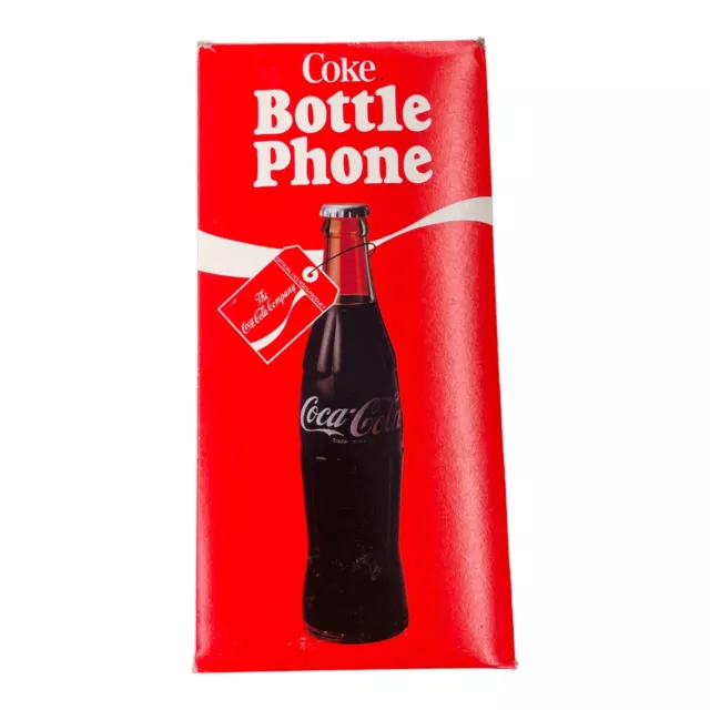 COCA-COLA Bottle Shaped Full Feature Electronic Corded Phone 5000 1983 Vintage
