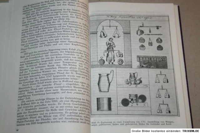 Fachbuch Waage Masse Gewichte  Geschichte der Waage wiegen DDR 1977