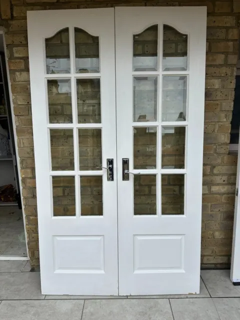 Pair Internal  Glazed Rebated Door