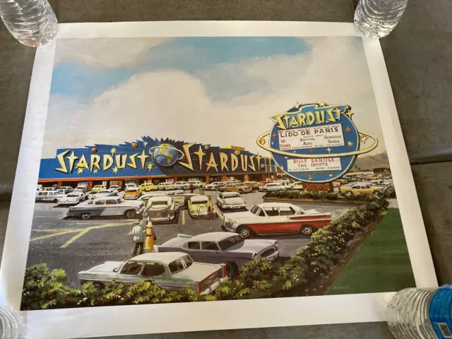 1950S Stardust Hotel Casino Poster Print. Early Photo Of The Stardust Casino