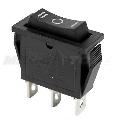 NEW SPDT ON-OFF-ON Rocker Switch w/Black Actuator KCD3 20A/125VAC - USA SELLER!