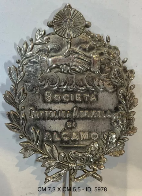 Alcamo Mutuo Soccorso Distintivo Società Cattolica Agricola