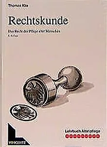 Lehrbuch Altenpflege, Rechtskunde von Klie, Thomas | Buch | Zustand gut