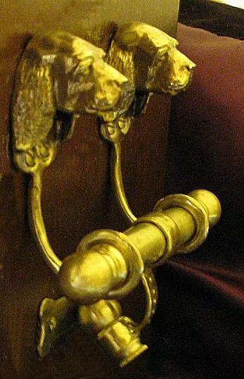 SUSSEX SPANIEL Bronze DUET Door Knocker