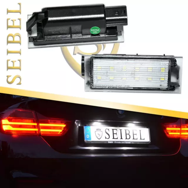 2 x Premium LED Kennzeichenbeleuchtung für Renault Scenic MK2 2003 - 2009 NEU