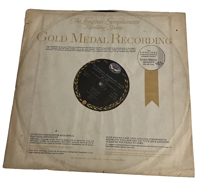 Longines symphonette recording society cheap