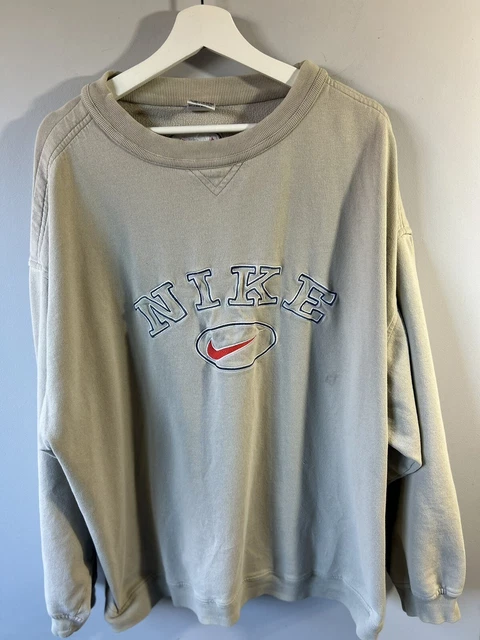Vintage nike embroidered online spell out sweatshir