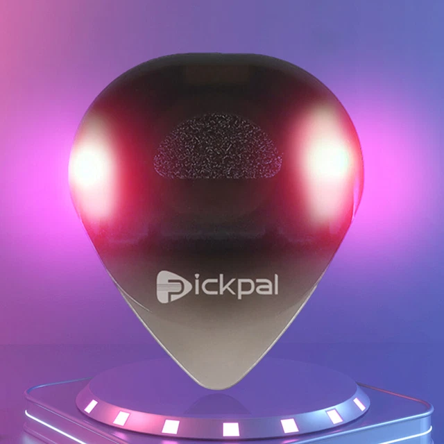 Guitar Touch Luminous Pick Non-Slip Portable Plectrum for Guitar Acoustic (Pink)