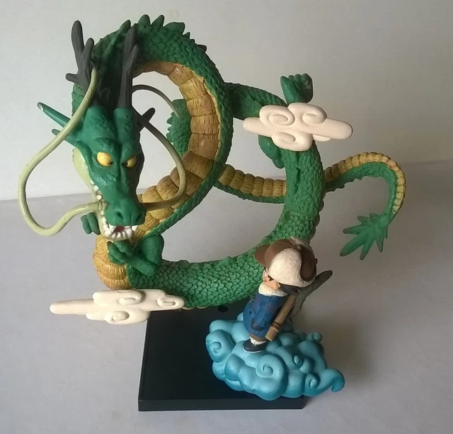 Grande Figurine Dragon Ball Z Shenron Et Goku 24 Cm - PVC - Boîte Scellée Neuve