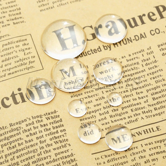 Transparent Crystal Hemisphere Glass Cabochon Dome Flatback Jewellery Setting