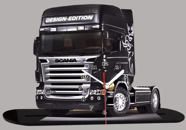 Camion décoré, Truck, Scania en Horloge sur Socle 05 : : Jeux et  Jouets