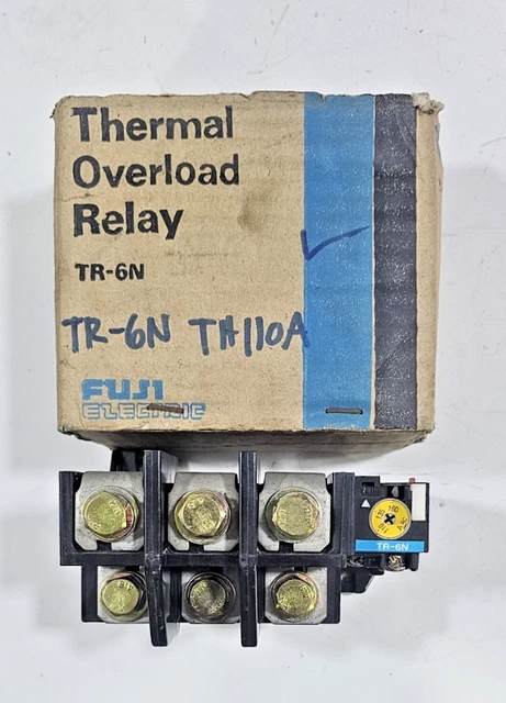 Relais De Surcharge Thermique Fuji TR-0N/3 2.2-3.4A - Neuf, Livraison Gratuite
