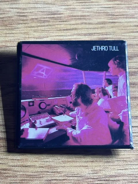 True Vintage Original 80s ~ JETHRO TULL  ~ Album Cover Square Band Pin Button