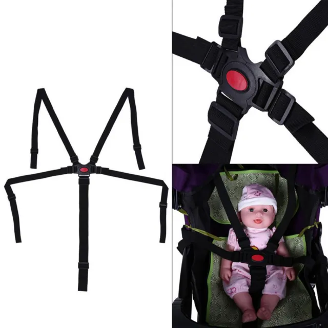 Seat Belt High Chair Safety Baby Riser Harness Buggy Points Buckle