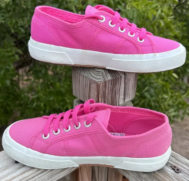 Superga Shoes Women’s 6.5 Low Top Sneakers Casual Pink Lace Up