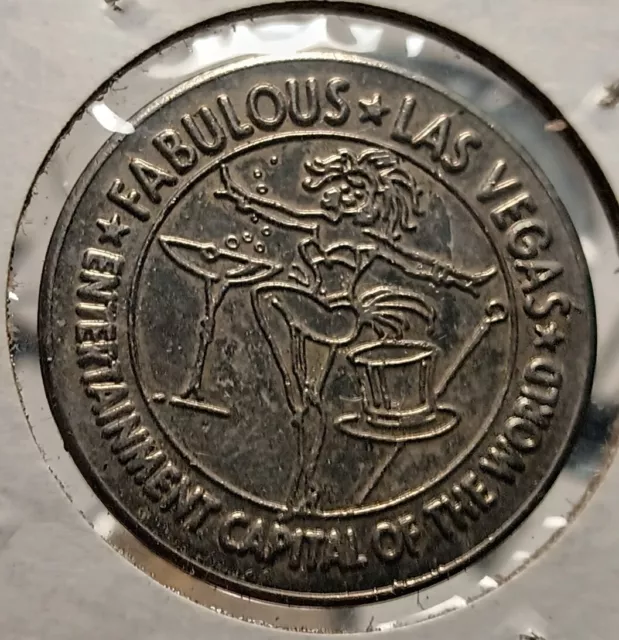 Vintage Las Vegas, Nevada Lucky Souvenir Coin Entertainment Capital Of The World