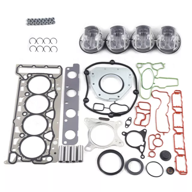 06H 107 065 AM Engine Rebuild Overhaul Pistons Set Φ21mm Fit For Audi TT A3 A4