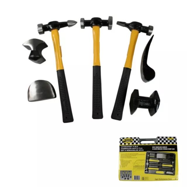 PDR Ausbeulwerkzeug-Set mit Karosseriehammer