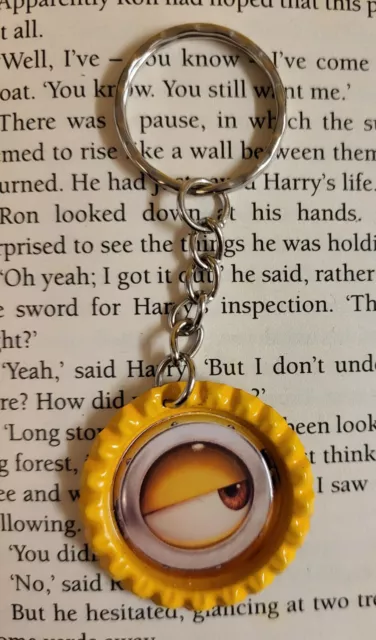 Handmade Bottle Cap Keyring Keychain Minions Despicable Me