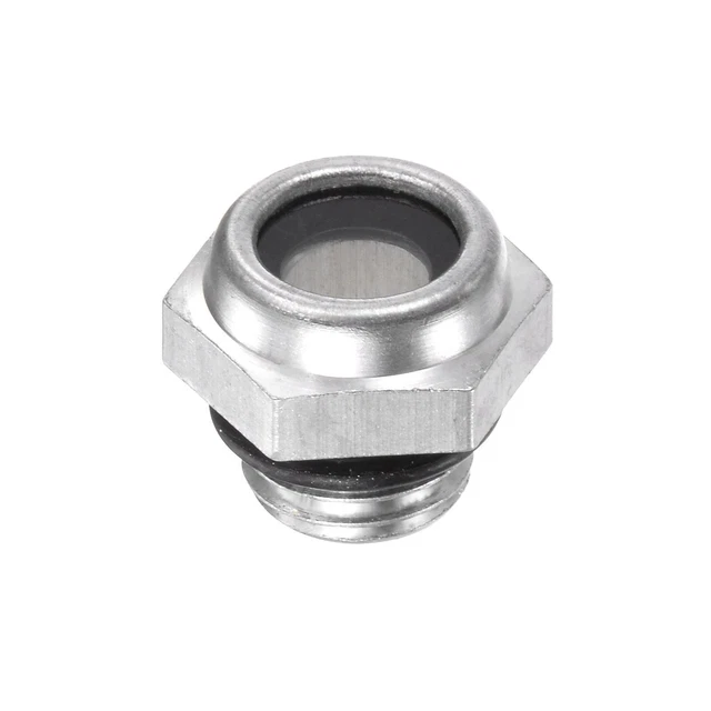 Aire Compresor Aceite Nivel Indicador Mirilla Vidrio M12x1,5mm Macho Roscado