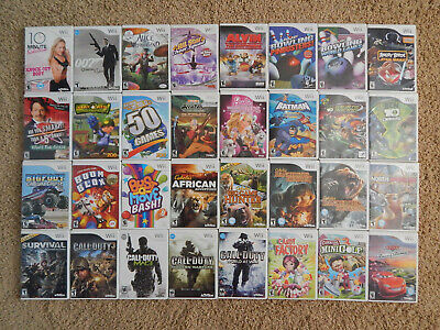 Nintendo Wii Games! You Choose from Huge List! $7.95 Each! Buy 3 Get 4th 50% Off