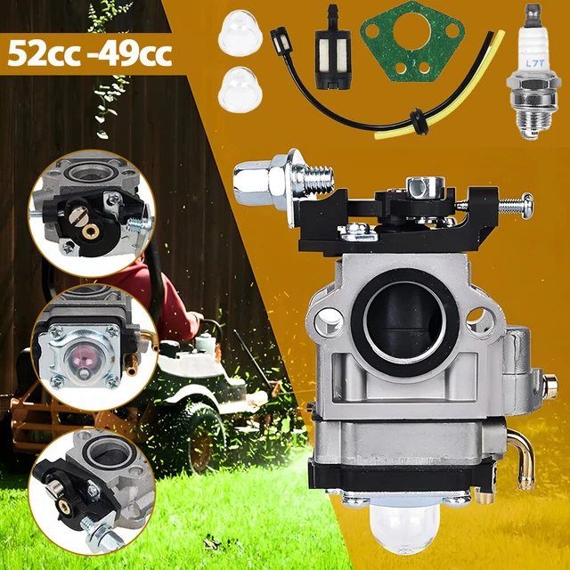 HURI Vergaser + Dichtung Für Timbertech MS52-2TL Motorsense - 3PS 52ccm Ersatzteil