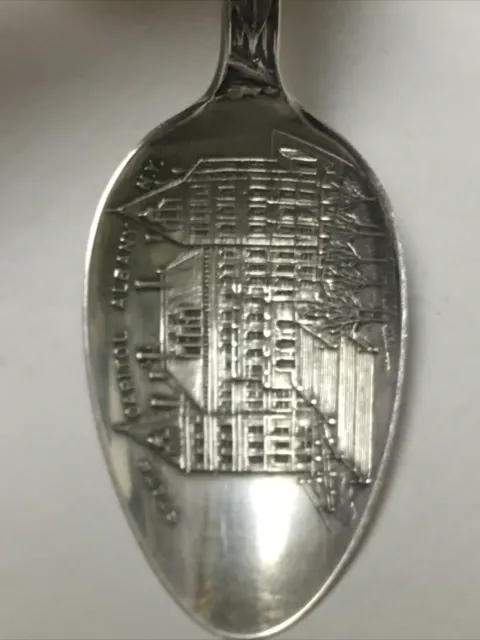 State Capitol Albany New York Sterling Vintage Souvenir Spoon Collectible