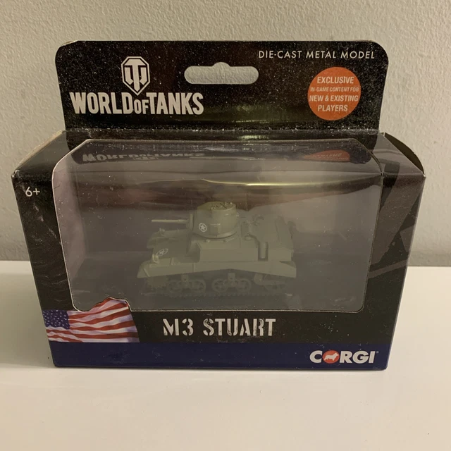 M3 STUART CORGI World of Tanks Model WT91209 Hornby Hobbies Brand