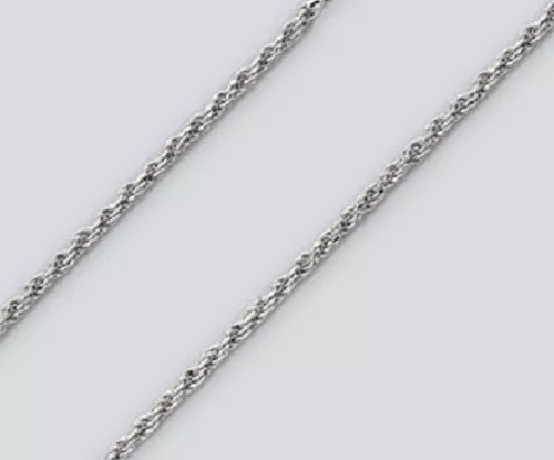 Rope Chain (Necklace, Anklet, Bracelet) - Sterling Silver - Made in Italy  [GR]