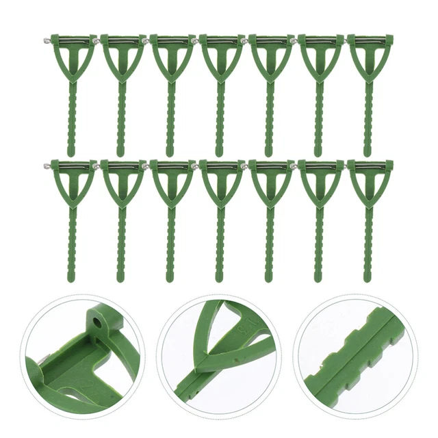 200pcs Broche en plastique Triangle Boutonniere Corsage Making Material Brooch