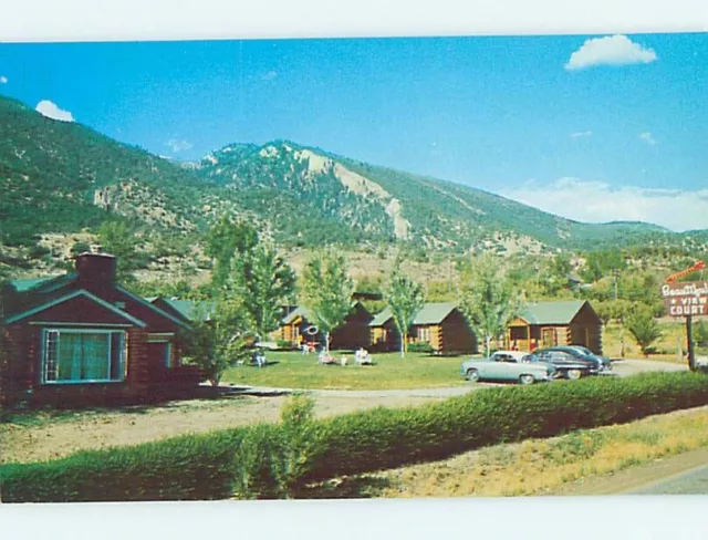 Unused Pre-1980 MOTEL SCENE Glenwood Springs Colorado CO : clearance hk0532@