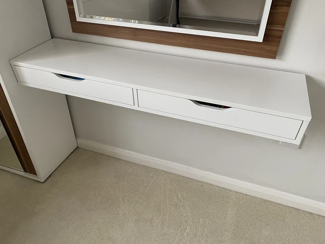 IKEA EKBY ALEX Shelf With Two Drawers With brackets . 99p starting Bid ...