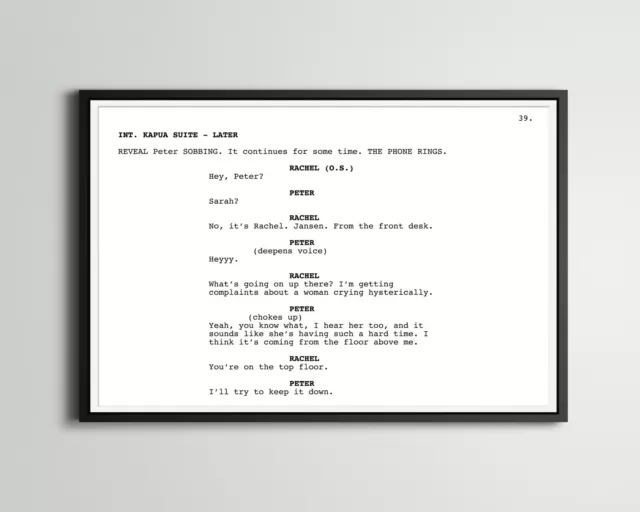 Forgetting Sarah Marshall - Screenplay POSTER! (up to 24" x 36") - Movie - Film