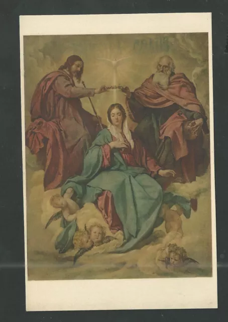 santino antico postale de la Madonna image pieuse holy card estampa